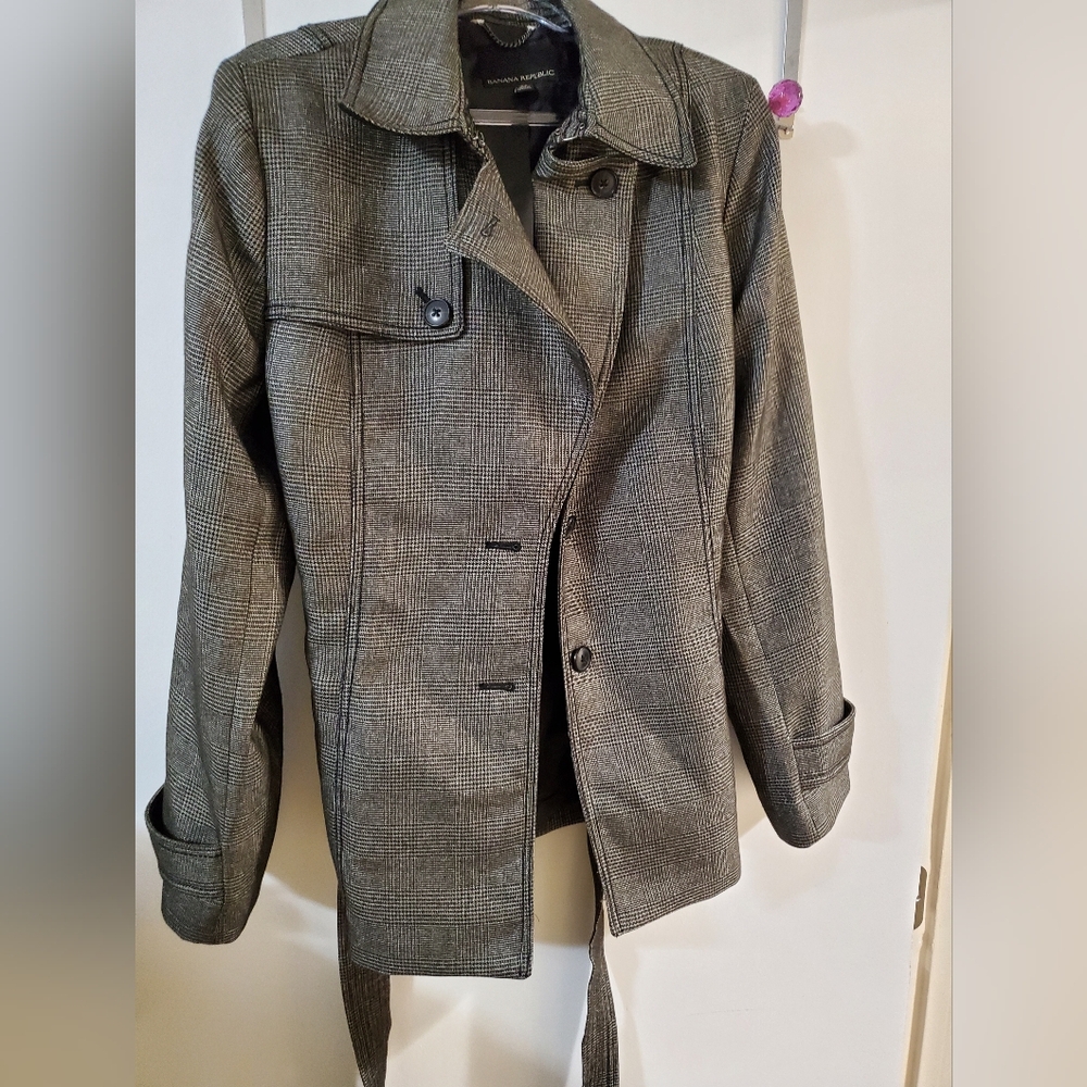 Pinstripe Jazz Jacket with Belt - Picture 2 of 5
